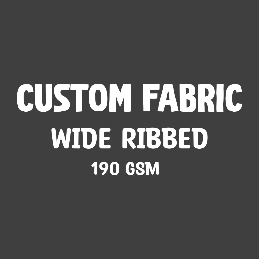 WIDE RIBBED 190 GSM