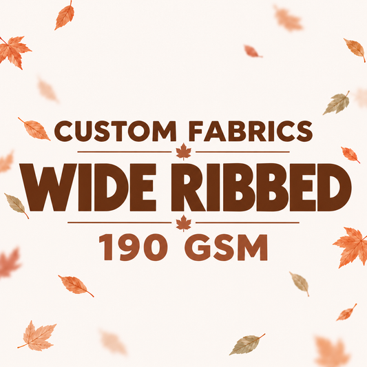 WIDE RIBBED 190 GSM