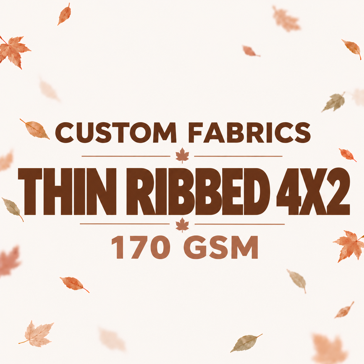 THIN RIBBED 170 GSM
