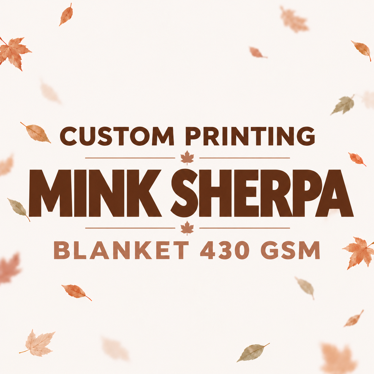 Mink Sherpa Blanket 430 GSM