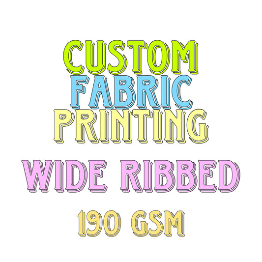 WIDE RIBBED 190 GSM