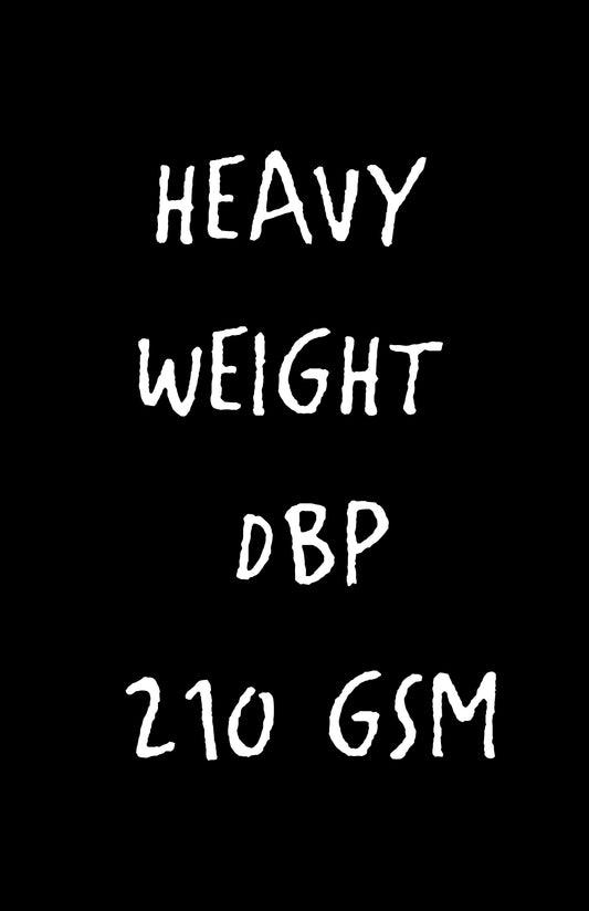 WHITE SOLID HEAVY WEIGHT DBP