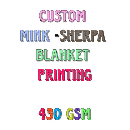 Mink Sherpa Blanket 430 GSM