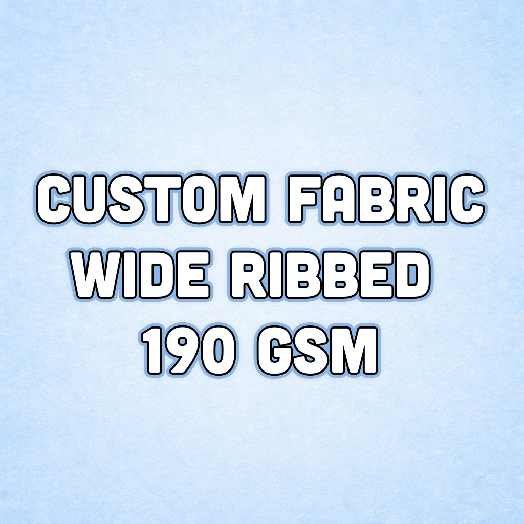 WIDE RIBBED 190 GSM