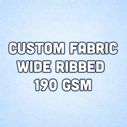 WIDE RIBBED 190 GSM