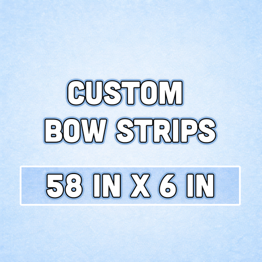 6 inch Bow Strips