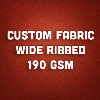WIDE RIBBED 190 GSM